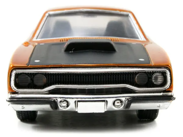 Dom's Plymouth Road Runner Orange Metallic with Matt Black Hood "Fast & Furious" Series 1/32 Diecast Model Car by Jada #3