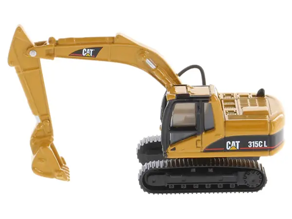 CAT Caterpillar 315C L Hydraulic Excavator Yellow 1/87 (HO) Diecast Model by Diecast Masters #4