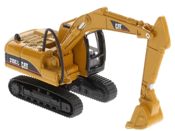 CAT Caterpillar 315C L Hydraulic Excavator Yellow 1/87 (HO) Diecast Model by Diecast Masters #5