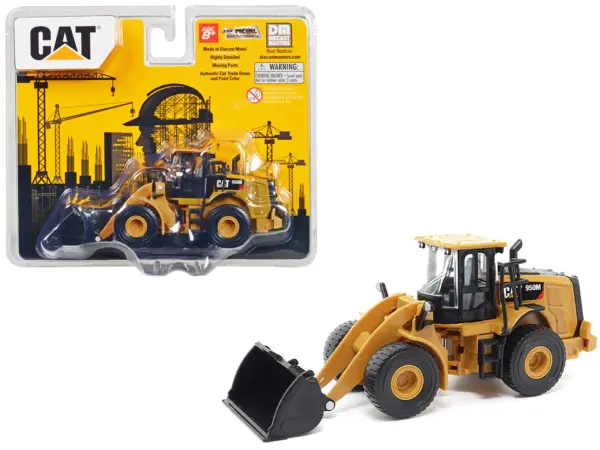 CAT Caterpillar 950M Wheel Loader Yellow 1/64 Diecast Model by Diecast Masters #1