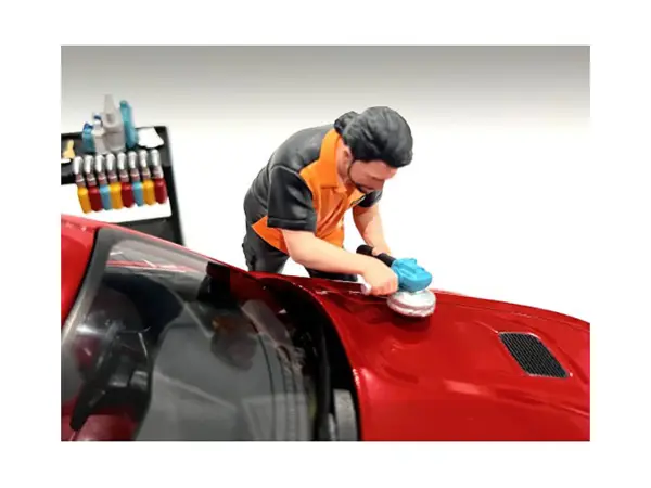 "Detail Masters" Figure 4 (Buff & Wax) for 1/24 Scale Models by American Diorama #2