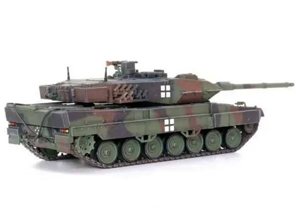 Leopard 2A6 Main Battle Tank Green Camouflage "Ukrainian Army" "Armor Premium" Series 1/72 Diecast Model by Panzerkampf #2