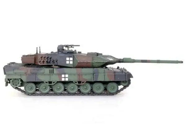 Leopard 2A6 Main Battle Tank Green Camouflage "Ukrainian Army" "Armor Premium" Series 1/72 Diecast Model by Panzerkampf #3