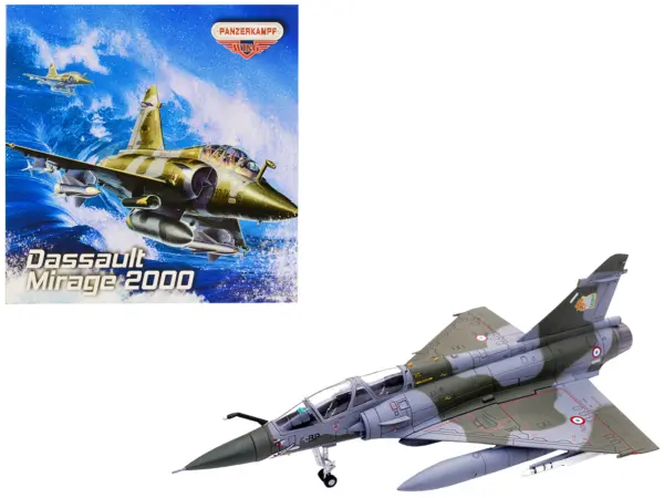Dassault Mirage 2000N Fighter Aircraft "Escadron de Chasse 2/4 La Fayette Luxeuil" (2004) French Air Force "Wing" Series 1/72 Diecast Model by Panzerkampf #1