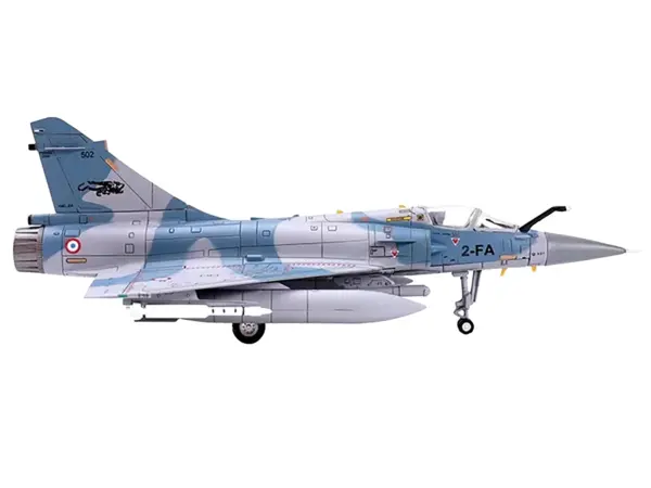 Dassault Mirage 2000-5F Fighter Aircraft "2-FA Cigognes" French Air Force "Wing" Series 1/72 Diecast Model by Panzerkampf #2