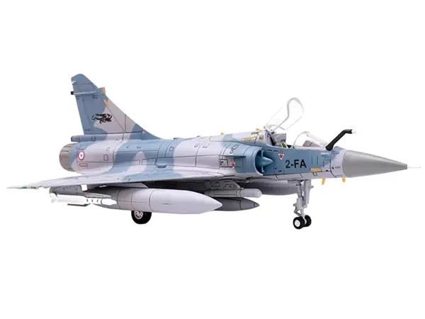 Dassault Mirage 2000-5F Fighter Aircraft "2-FA Cigognes" French Air Force "Wing" Series 1/72 Diecast Model by Panzerkampf #3