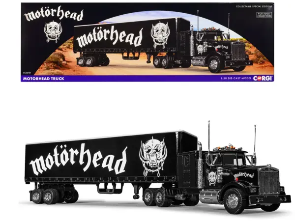 "Motorhead" Transport Truck Black 1/50 Diecast Model by Corgi #1