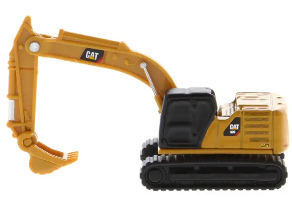 CAT Caterpillar 320 Hydraulic Excavator Yellow "Micro-Constructor" Series Diecast Model by Diecast Masters #4