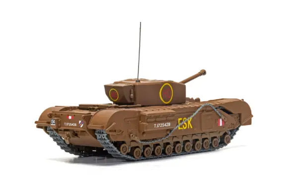 Churchill Mk.III Tank "ESK Squadron HQ C Squadron 3rd Battalion Scots Guards 6th Guards Armoured Brigade" (1943) British Royal Army "Military Legends" Series 1/50 Diecast Model by Corgi #2