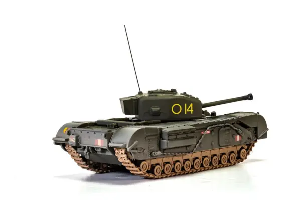 Churchill Mk.IV Tank "'To Catch a Tiger' 'Toledo' C Squadron 14 Troop 21st Army Tank Brigade Tunisia" (1943) British Royal Army "Military Legends" Series 1/50 Diecast Model by Corgi #4