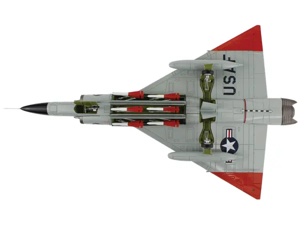 Convair F-102A Delta Dagger Interceptor Aircraft "179th Fighter Interceptor Squadron Minnesota Air National Guard" (1966) United States Air Force "Air Power Series" 1/72 Diecast Model by Hobby Master #4