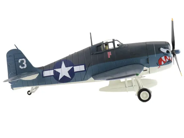Grumman F6F-3 Hellcat Fighter Aircraft "Ens. Gordon Arthur Stanley VF-27 USS Princeton" (1944) United States Navy "Air Power Series" 1/72 Diecast Model by Hobby Master #2