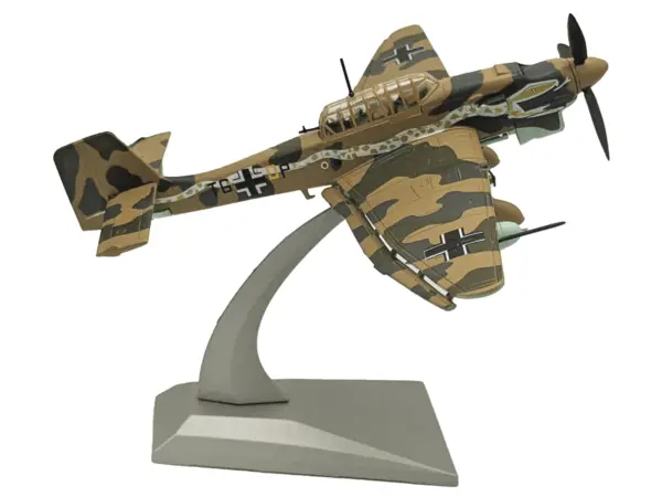 Junkers Ju 87R Trop Stuka Bomber Aircraft "Immelmann 6./StG 2 Libya" (1941) German Luftwaffe 1/72 Diecast Model Airplane #3
