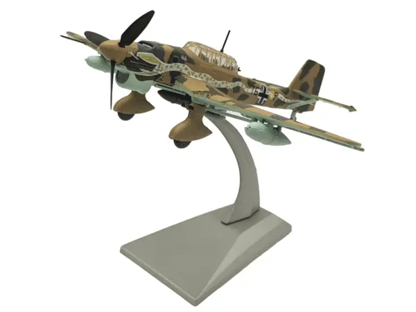 Junkers Ju 87R Trop Stuka Bomber Aircraft "Immelmann 6./StG 2 Libya" (1941) German Luftwaffe 1/72 Diecast Model Airplane #4