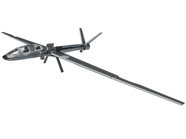 Q Glider Gray Metallic James Bond 007 "No Time To Die" (2021) Movie Diecast Model by Corgi #2