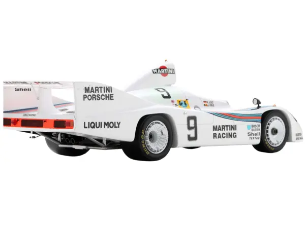 Porsche 908/80 #9 Jacky Ickx - Reinhold Joest "Martini Racing" 2nd Place "24 Hours of Le Mans" (1980) with Acrylic Display Case 1/18 Model Car by Spark #4