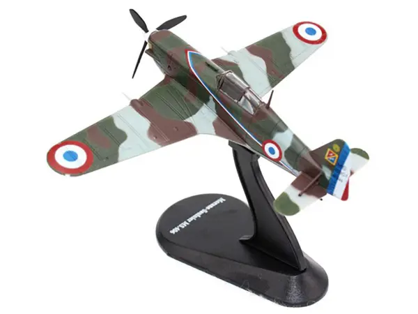 Morane-Saulnier MS.406 Fighter Aircraft "3/4 Escadrille GC II/3" Armee de l'Air (French Air Force) (1940) "Planes of World War II" Series 1/72 Diecast Model Airplane by Luppa #3