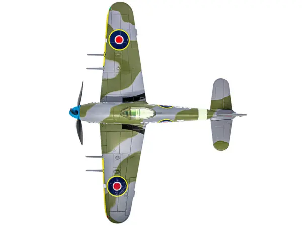 Hawker Typhoon Mk IB Fighter-Bomber Aircraft "No. 245 (Northern Rhodesian) Squadron" Royal Air Force (1942) "Planes of World War II" Series 1/72 Diecast Model Airplane by Luppa #3