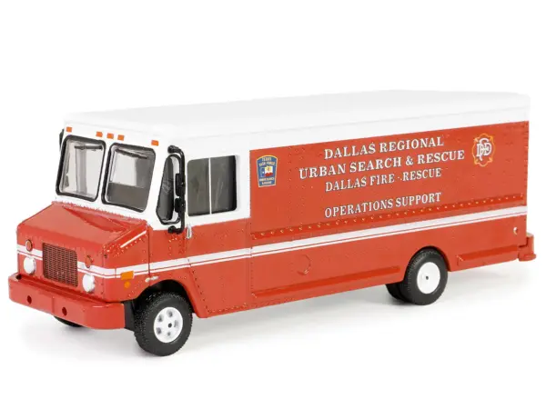 2019 Step Van "Dallas Regional Urban Search & Rescue - Dallas Fire Department Texas" Red with White Top "H.D. Trucks" Series 25 1/64 Diecast Model Car by Greenlight #2