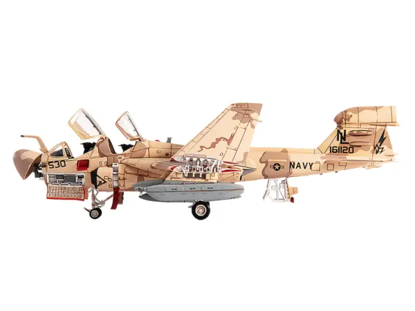 Grumman EA-6B Prowler Attack Aircraft "VAQ-133 Wizards Afghanistan" (2007) United States Navy 1/72 Diecast Model by JC Wings #2