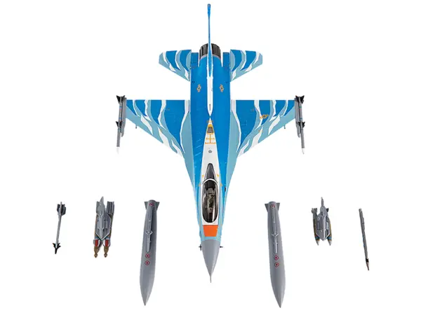 Lockheed F-16C Fighting Falcon Fighter Aircraft "309th Fighter Squadron 56th Operations Group Wild Ducks" (2022) United States Air Force 1/72 Diecast Model by JC Wings #3