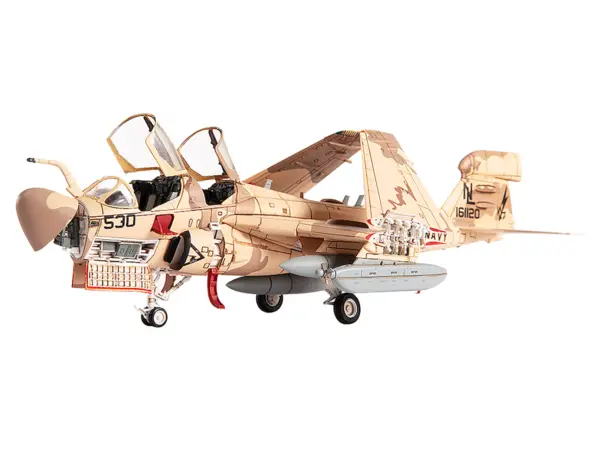 Grumman EA-6B Prowler Attack Aircraft "VAQ-133 Wizards Afghanistan" (2007) United States Navy 1/72 Diecast Model by JC Wings #5
