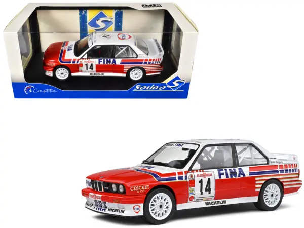 BMW E30 M3 #14 Marc Duez "Belgian Procar Championship" (1993) "Competition" Series 1/18 Diecast Model Car by Solido #1