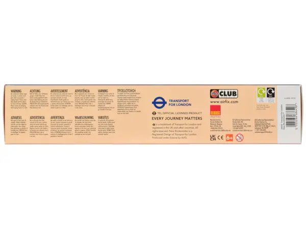 Skill 1 Model Kit Routemaster Double-Decker Bus "Transport for London" Snap Together Plastic Model Kit by Airfix Quickbuild #3