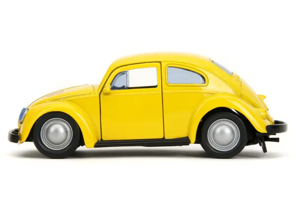 Volkswagen Beetle "Bumblebee" Yellow "Transformers" "Hollywood Rides" Series 1/32 Diecast Model Car by Jada #4
