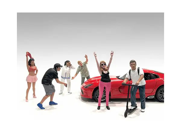 "Figure24 Series 2" 6 piece Figure Set for 1/24 Scale Models by American Diorama #1