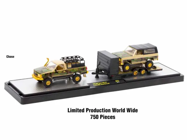 Auto Haulers Set of 3 Trucks Release 75 Limited Edition to 8000 pieces Worldwide 1/64 Diecast Models by M2 Machines #3