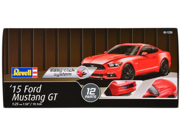 Level 2 Easy-Click Model Kit 2015 Ford Mustang GT 1/25 Scale Model by Revell #2