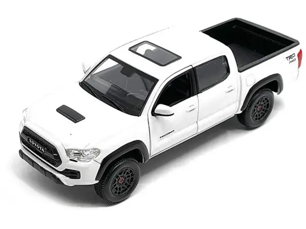 2023 Toyota Tacoma TRD PRO Pickup Truck White with Sunroof "Special Edition" Series 1/27 Diecast Model Car by Maisto #2