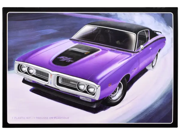 Skill 2 Model Kit 1971 Dodge Charger R/T 1/25 Scale Model by AMT #1