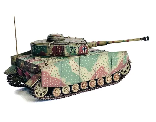 Germany Pz.Kpfw.IV Ausf.J Mid Production Tank "#721 Western Front" (1944) "NEO Dragon Armor" Series 1/72 Plastic Model by Dragon Models #3