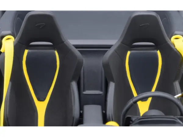 McLaren 720S Volcano Yellow with Black Top and Carbon Accents 1/18 Model Car by Autoart #3