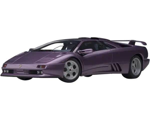 Lamborghini Diablo SE30 Jota Viola SE30 / Purple Metallic with Blue Interior 1/18 Model Car by Autoart #2