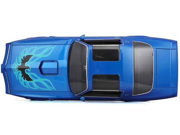 1978 Pontiac Firebird Trans Am Blue Metallic with Hood Graphics "Special Edition" Series 1/18 Diecast Model Car by Maisto #3