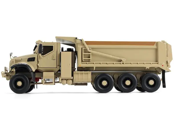 Mack Defense M917A3 Heavy Dump Truck Tan 1/50 Diecast Model by First Gear #3