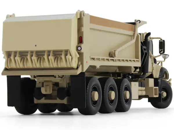 Mack Defense M917A3 Heavy Dump Truck Tan 1/50 Diecast Model by First Gear #5