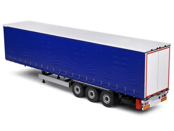 Tarpaulin Trailer Blue "Truck Edition" Series 1/24 Diecast Model Car by Solido #3