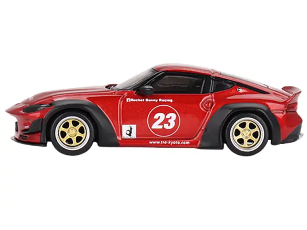Nissan Z "Pandem" #23 Passion Red Metallic Limited Edition to 6600 pieces Worldwide 1/64 Diecast Model Car by Mini GT #2
