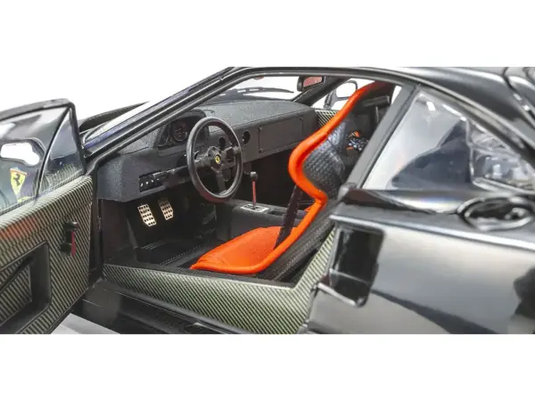 Ferrari F40 Black 1/18 Diecast Model Car by Kyosho #2