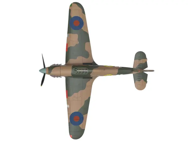 Hawker Hurricane Mk.IIB Aircraft "No. 134 Squadron 151 Wing Vaenga USSR" (1941) British Royal Air Force "Planes of World War II" Series 1/72 Diecast Model Airplane by Luppa #3