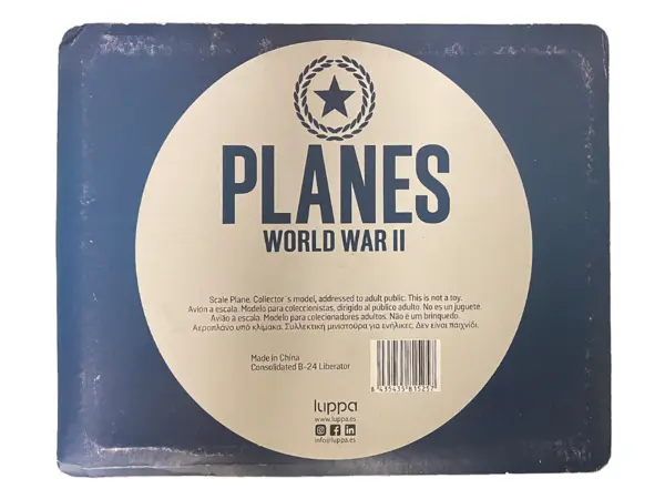 Consolidated B-24D Liberator Aircraft "You Cawn't Miss It 448th Bombardment Group 8th Air Force" (1944) British Royal Air Force 1/144 Diecast Model Airplane by Mitos Del Aire #2