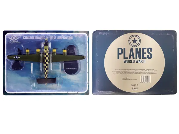 Consolidated B-24D Liberator Aircraft "You Cawn't Miss It 448th Bombardment Group 8th Air Force" (1944) British Royal Air Force 1/144 Diecast Model Airplane by Mitos Del Aire #3