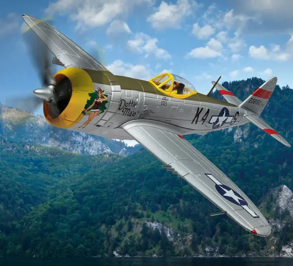 Republic P-47D Thunderbolt 28RA Fighter Aircraft "Dottie Mae 511th Fighter Squadron 405th Fighter Group" (1945) United States Army Air Forces "The Aviation Archive" Series 1/72 Diecast Model by Corgi #2