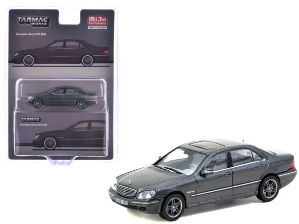 Mercedes-Benz S 65 AMG Tectite Gray Metallic "Global64" Series 1/64 Diecast Model by Tarmac Works #1