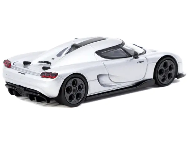 Koenigsegg CC850 Silver Metallic "Global64" Series 1/64 Diecast Model by Tarmac Works #2