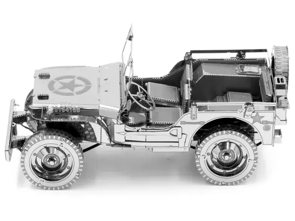 Model Kit Willys Overland Jeep (Challenging Difficulty) Steel Model by Metal Earth #2